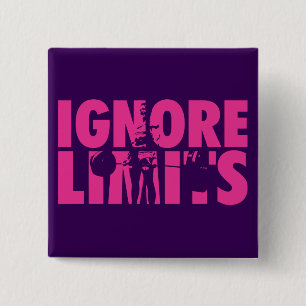 Chapa Cuadrada LÍMITES IGNORE - Motivación para la elevación de p