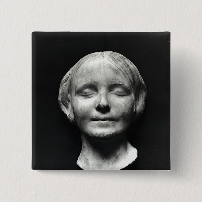 Chapa Cuadrada L'Inconnue de la Seine' (Anverso)