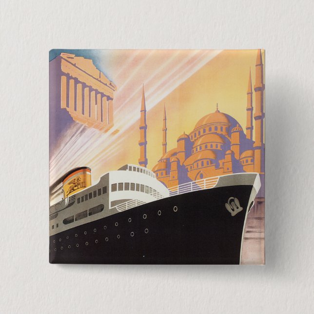 Chapa Cuadrada Línea Adriatica (Anverso)