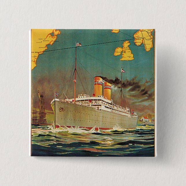 Chapa Cuadrada Línea americana noruega (Anverso)