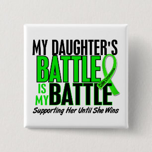 Chapa Cuadrada Linfoma mi batalla demasiado 1 hija