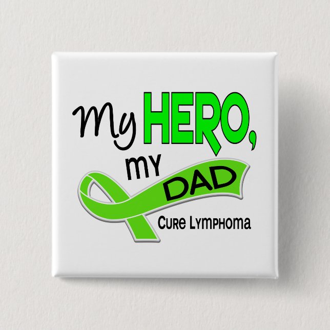 Chapa Cuadrada Linfoma MI HÉROE MI PAPÁ 42 (Anverso)