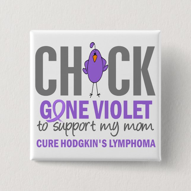 Chapa Cuadrada Linfoma violeta ido de la mamá H (Anverso)