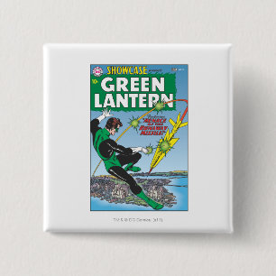 Chapa Cuadrada Linterna verde - misil del fugitivo