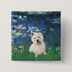 Chapa Cuadrada Lirios 5 - Westie 1