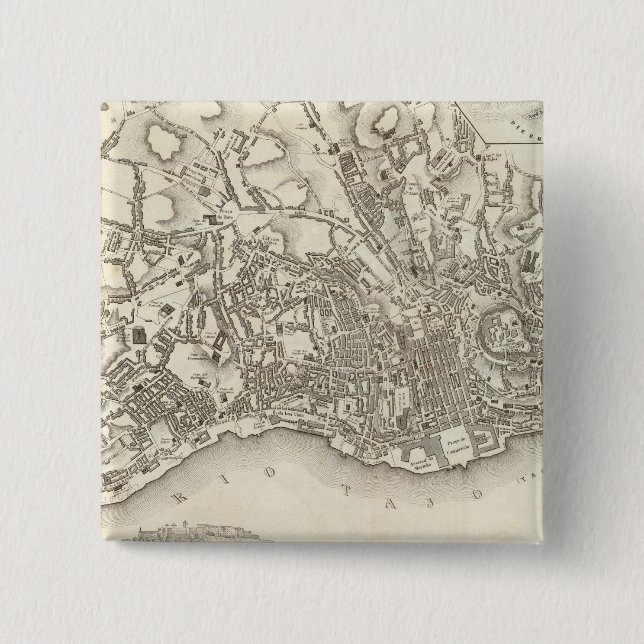 Chapa Cuadrada Lisboa, Portugal (Anverso)