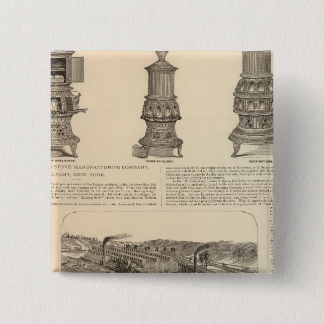 Chapa Cuadrada Littlefield Stove Manufacturing Company (Anverso)