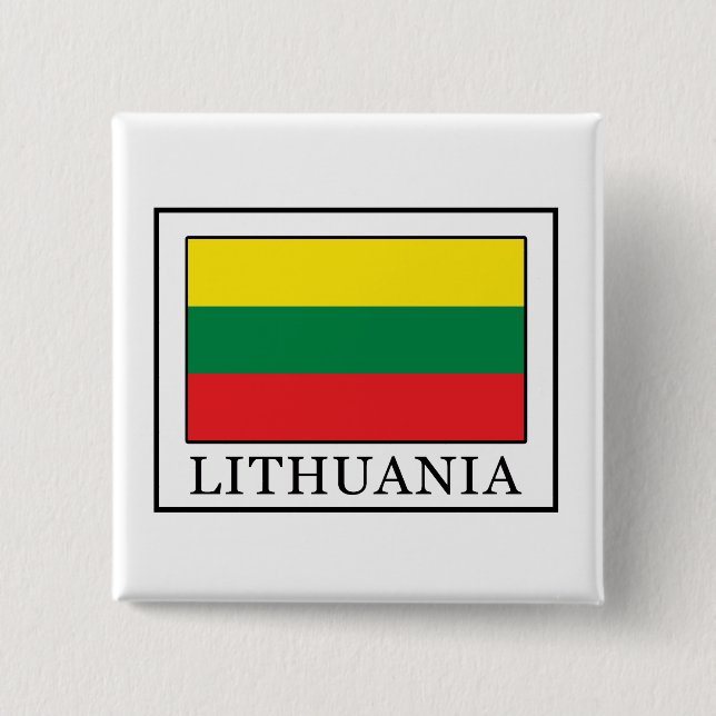 Chapa Cuadrada Lituania (Anverso)