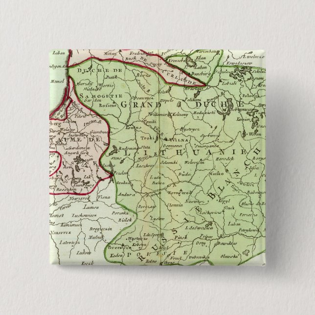 Chapa Cuadrada Lituania, Belarús (Anverso)