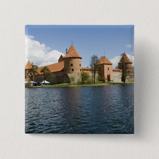 Chapa Cuadrada Lituania, Trakai. Castillo de la Isla 3 (Anverso)