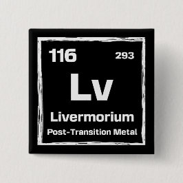 Chapa Cuadrada Livermorium (Lv) - Periodic Table of The Elements