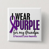 Llevo la púrpura para mi cáncer pancreático del