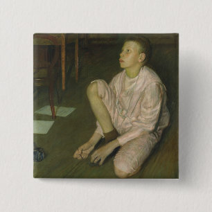 Chapa Cuadrada Lobo, el hijo del artista, 1900