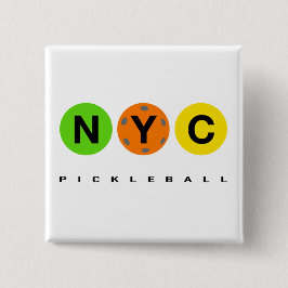 Chapa Cuadrada Logo de NYC Pickleball