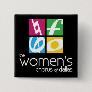 Chapa Cuadrada Logo del Coro de Mujeres de Dallas