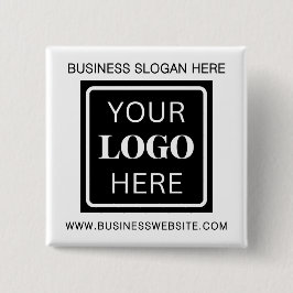 Chapa Cuadrada Logotipo comercial del sitio web de promoción del 