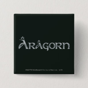 Chapa Cuadrada Logotipo de Aragorn