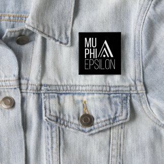 Chapa Cuadrada Logotipo de Mu Phi Epsilon