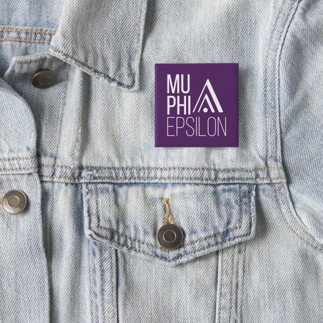 Chapa Cuadrada Logotipo de Mu Phi Epsilon (In situ)