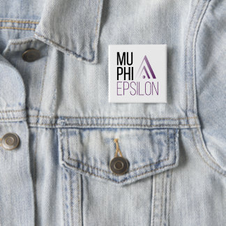 Chapa Cuadrada Logotipo de Mu Phi Epsilon