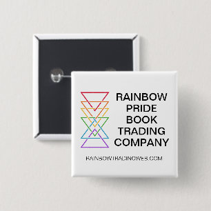 Chapa Cuadrada Logotipo de Orgullo Gay de la Compañía del Triángu