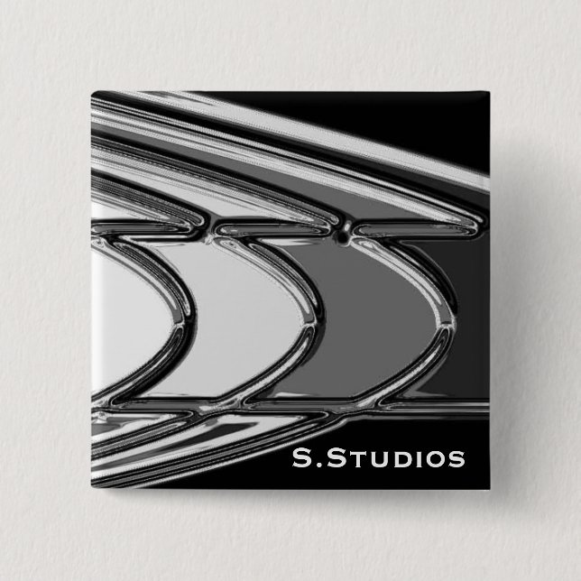 Chapa Cuadrada Logotipo de S.Studios (Anverso)