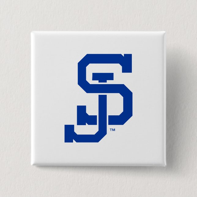 Chapa Cuadrada Logotipo de SJ Spartans (Anverso)