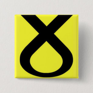 Chapa Cuadrada Logotipo de SNP