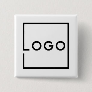 Chapa Cuadrada Logotipo Empresarial Personalizado