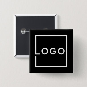 Chapa Cuadrada Logotipo Empresarial Personalizado