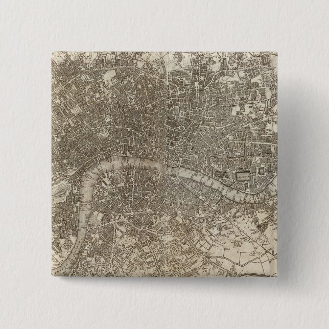 Chapa Cuadrada Londres (Anverso)