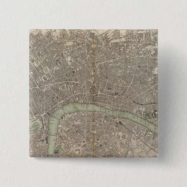 Chapa Cuadrada Londres 1843 (Anverso)