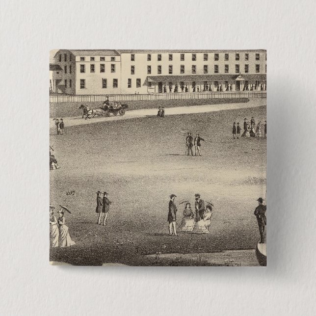 Chapa Cuadrada Long Beach House, Long Beach, NJ (Anverso)