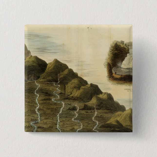 Chapa Cuadrada Longitud de los ríos de Escocia (Anverso)