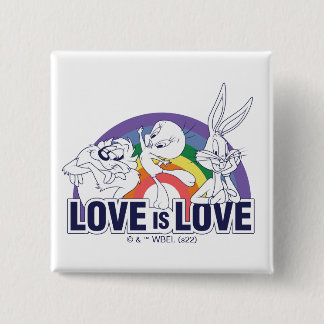 Chapa Cuadrada LOONEY TUNES™ - El amor es amor