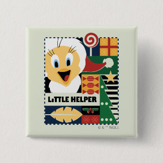 Chapa Cuadrada LOONEY TUNES™ TWEETY™ Pequeño Ayudante