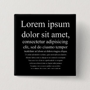 Chapa Cuadrada Lorem Ipsum