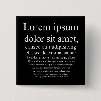 Chapa Cuadrada Lorem Ipsum