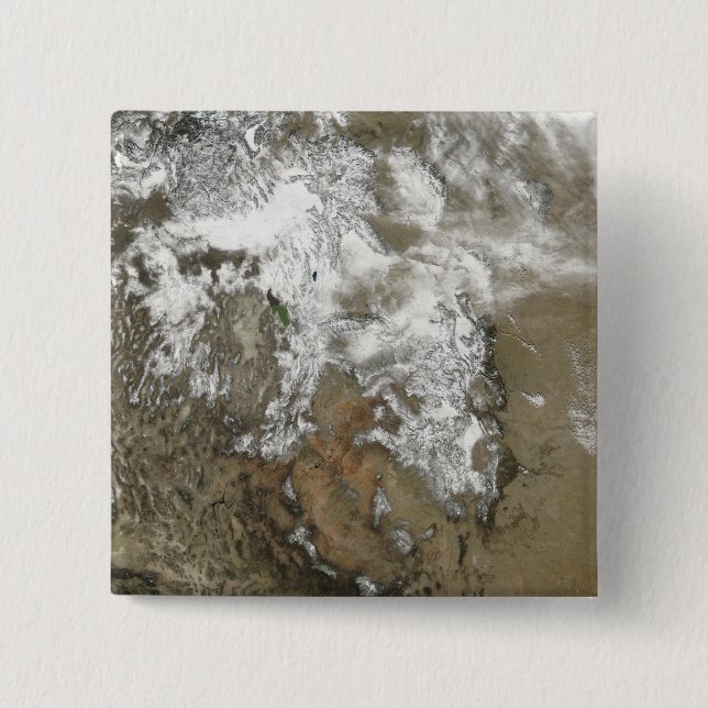 Chapa Cuadrada Los altos picos de las montañas rocosas (Anverso)