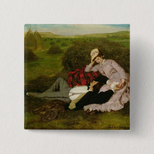 Chapa Cuadrada Los amantes, 1870