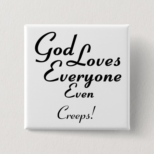 Chapa Cuadrada ¡Los amores de dios se arrastran! (Anverso)