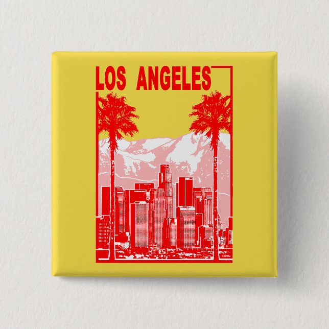 Chapa Cuadrada Los Ángeles (Anverso)