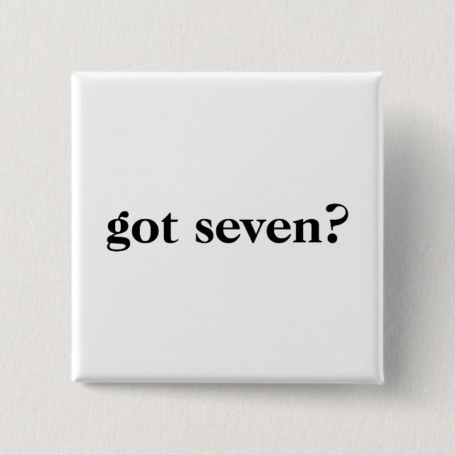 Chapa Cuadrada ¿los botones consiguieron siete? (Anverso)