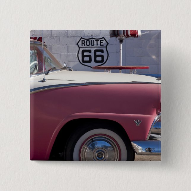 Chapa Cuadrada Los E.E.U.U., Arizona, Williams. Rt. 66 ciudad, (Anverso)