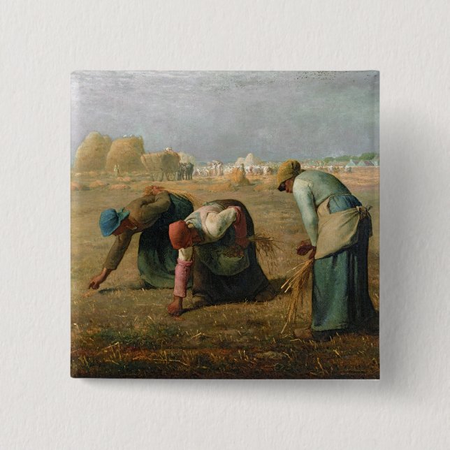 Chapa Cuadrada Los Gleaners, 1857 (Anverso)