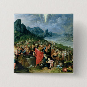 Chapa Cuadrada Los Israelites en el banco del Mar Rojo, 1621