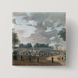 Chapa Cuadrada Los jardines de Luxemburgo