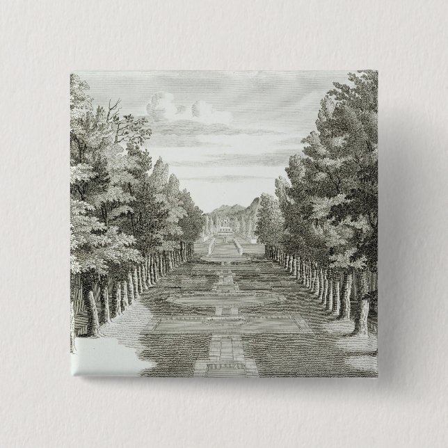 Chapa Cuadrada Los jardines en Tshehar-Bagh, Isfahán, from viajan (Anverso)