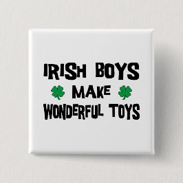 Chapa Cuadrada Los muchachos irlandeses hacen los juguetes