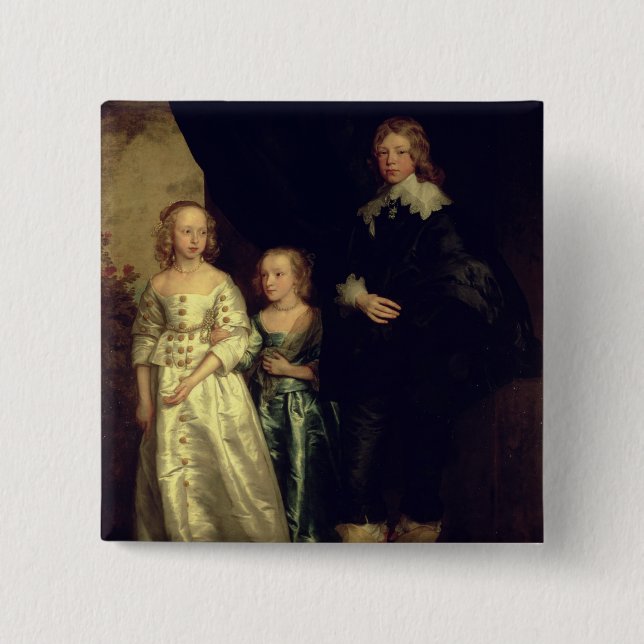 Chapa Cuadrada Los niños de Thomas Wentworth (Anverso)